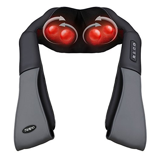Shoulder And Neck Massager With Heat And Vibration